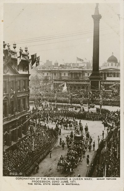 Krönung Ihrer Majestäten König Georg und Königin Mary von English Photographer